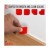 MEBTOOLS Juego de 34 cuchillas de afeitar para quitar