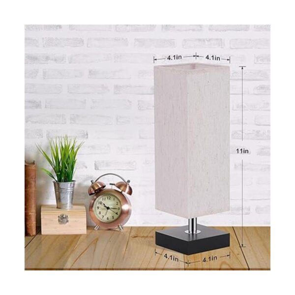 Lámpara de mesa cuadrada 60.00watts 120.00 volts_3