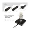 Lámpara de mesa cuadrada 60.00watts 120.00 volts_5