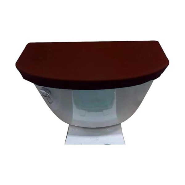 Madeals Cubierta de tela para tapa del tanque de inodoro_1