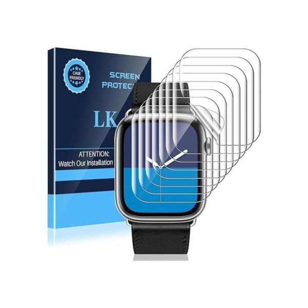 LK Paquete de 8 protectores de pantalla para Apple Watch_1