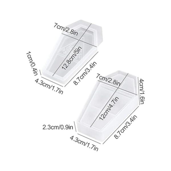 NiArt Moldes de silicona blanda de resina epoxi para_2