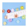 Juego de 100 dijes de limo de margaritas de flores_3