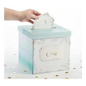 Kate Aspen Caja de tarjetas de boda talla única geométrica