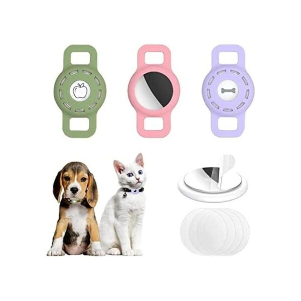 Funda protectora compatible con Apple AirTag para collar