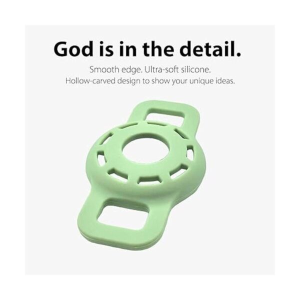 Funda protectora compatible con Apple AirTag para collar