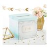 Kate Aspen Caja de tarjetas de boda talla única geométrica