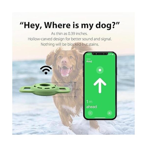 Funda protectora compatible con Apple AirTag para collar