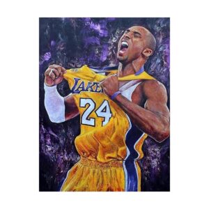 MaiYiYi Pintura de diamantes de estrella de baloncesto por