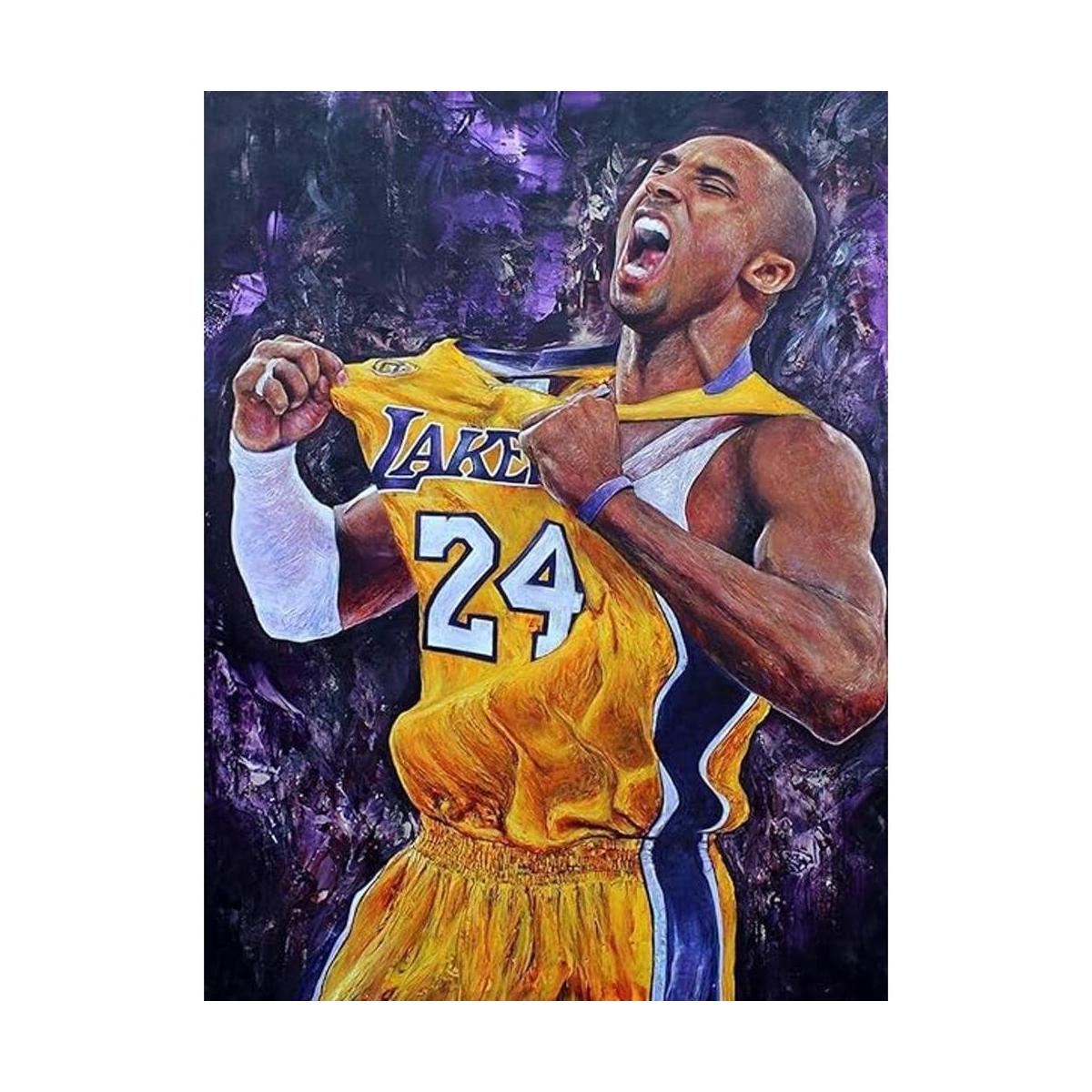 MaiYiYi Pintura de diamantes de estrella de baloncesto por