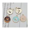 JJGQAZ 30 dijes de dona de colores mixtos esmaltados_6