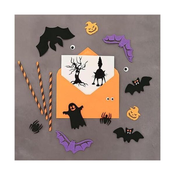 Troqueles de corte de metal diseño de árbol de Halloween_3