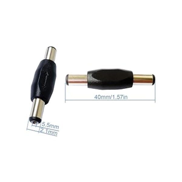 Conector hembra de CC a hembra y macho a macho 0.217 in x_3