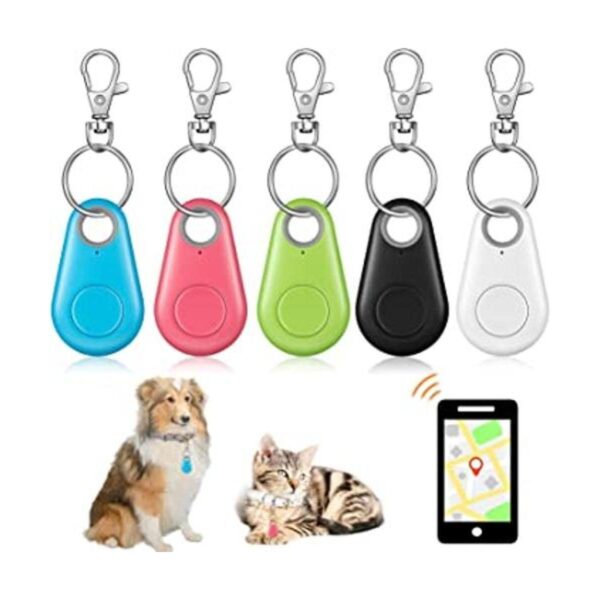 Frienda Buscador de llaves de 5 piezas con 5 llaveros GPS