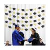 Guirnalda de gorra de graduación grande con brillantina