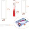 Molde para marcapáginas con borlas kit de molde para