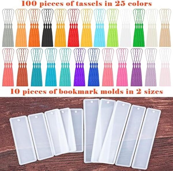 Molde para marcapáginas con borlas kit de molde para