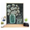 Kits de pintura de diamantes de flores para adultos Be_2