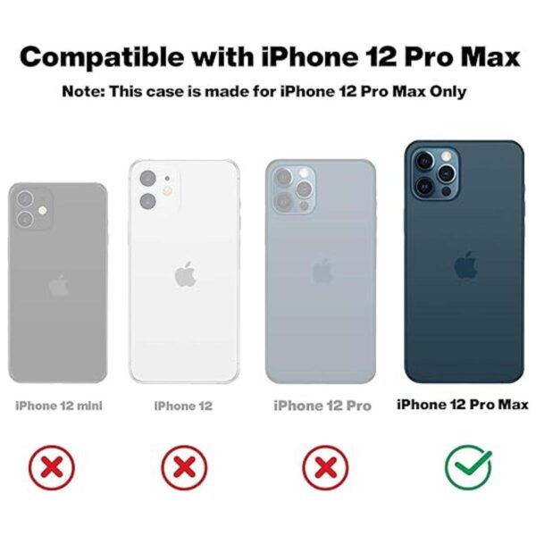 OTOFLY Funda para iPhone 12 Pro Max de 6.7 2020 serie_2