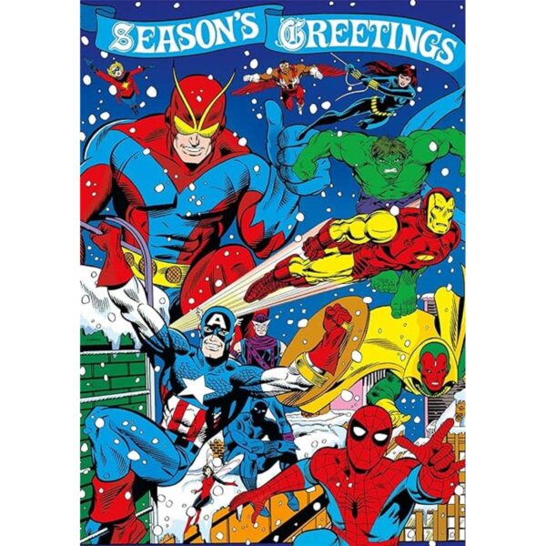 Marvel Seasons Greetings from The Avengers Rompecabezas_1