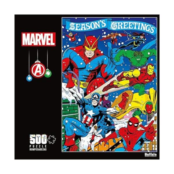 Marvel Seasons Greetings from The Avengers Rompecabezas_2