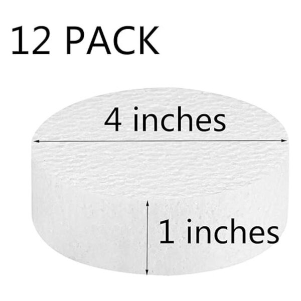 Paquete de 12 círculos de espuma de 4 pulgadas para_2