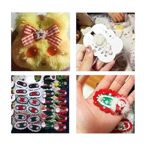 Dijes de arte de uñas con forma de corazón mixto diseño