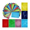 LIMOON Kit de papel colorido con estampado solar 24 hojas