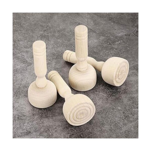 OwnMy Juego de sellos de arcilla de madera sellos de
