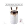 Juego de accesorios de baño Mason Jar 4 piezas tarros