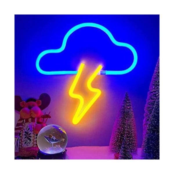 Letrero de neón LED de nube para decoración de pared_1