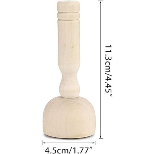 OwnMy Juego de sellos de arcilla de madera sellos de