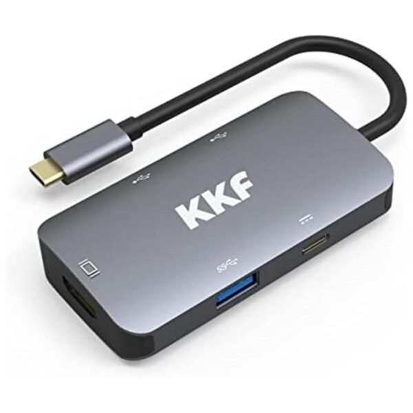 Hub USB C estación de base USB C 5 en 1 puerto de carga_1