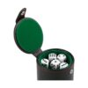 GWHOLE Juego de tazas de dados de piel con compartimento_3