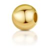 JinCraft 200 cuentas chapadas en oro de 14 quilates de
