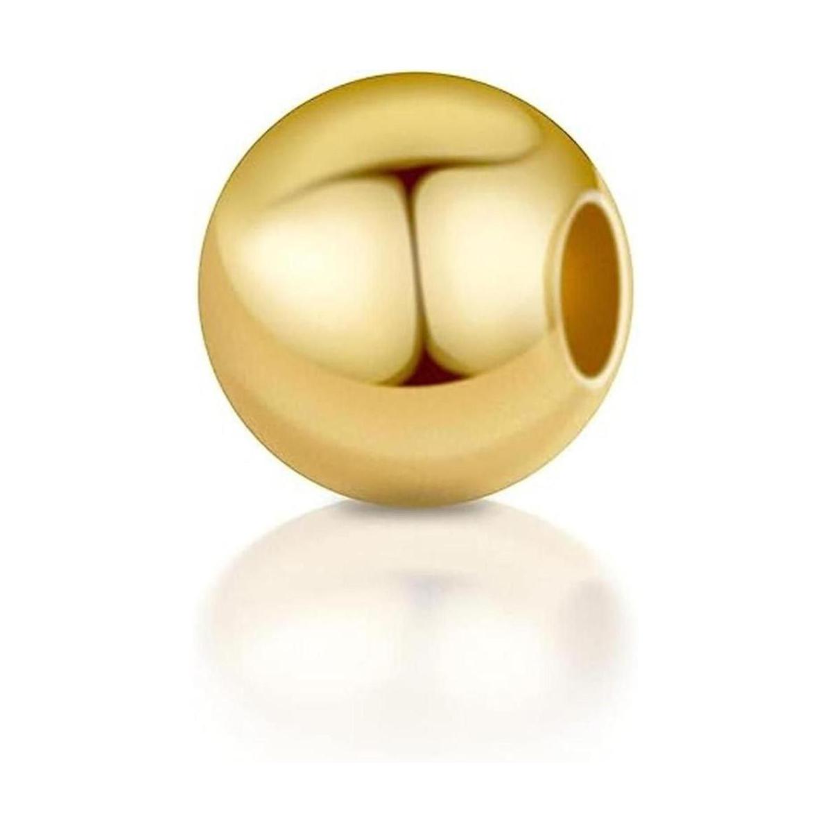 JinCraft 200 cuentas chapadas en oro de 14 quilates de