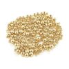 JinCraft 200 cuentas chapadas en oro de 14 quilates de