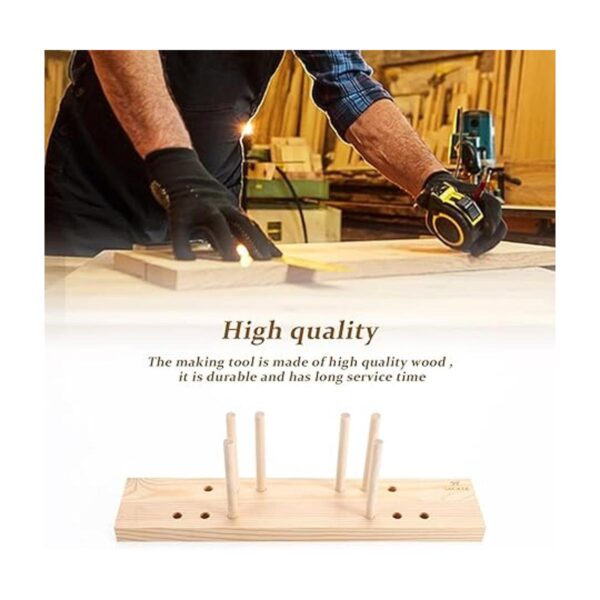 Máquina de lazos para coronas cinta de madera para hacer_2
