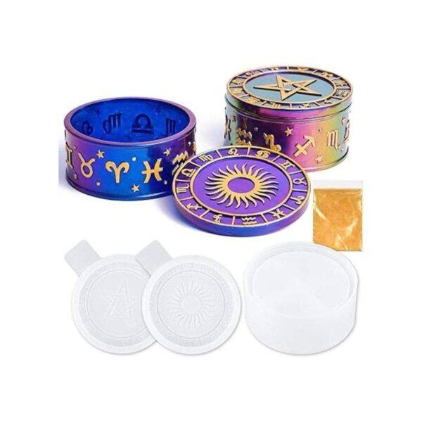 NiArt Molde de resina de silicona constelación