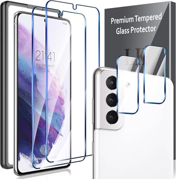 LK Protector de pantalla para Samsung Galaxy S21 Plus con_1
