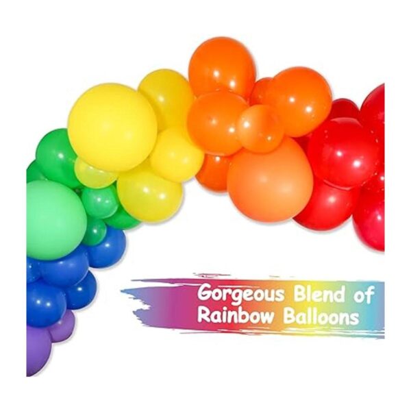 JOGAMS Juego de 126 guirnaldas de globos coloridas_4