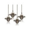 4 piezas de 13 pulgadas estilo vintage de abeja para