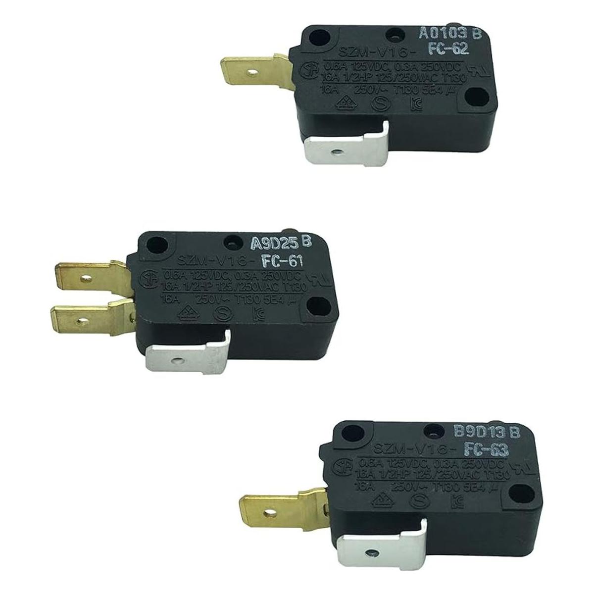 LONYE Interruptor de puerta de microondas W10727360 y