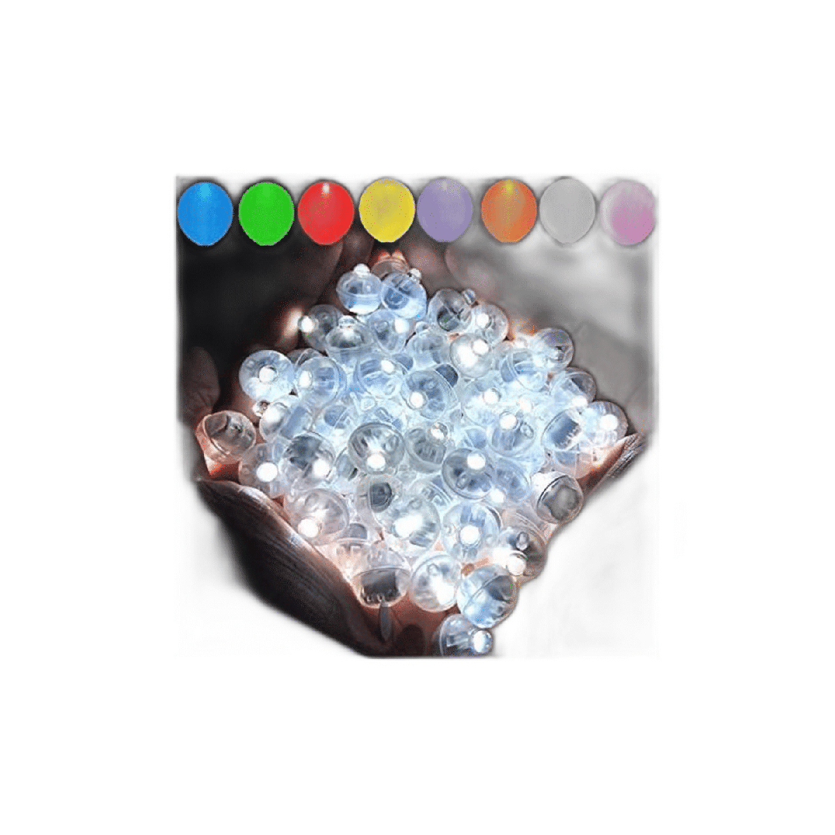 Aogist 100 luces de globo blancas mini luz impermeable de