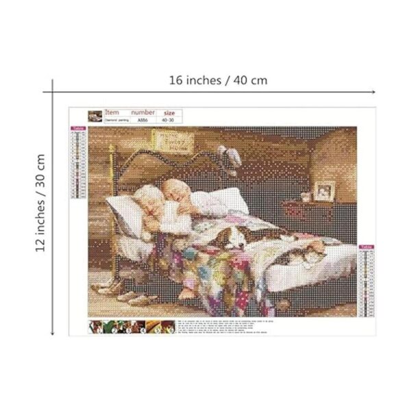 NIHOJIUMA Home Sweet Home Kits de pintura de diamantes_5