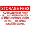 Lenrius Storage Fees Shop Cartel de metal 12.0 x 8.0 in_1