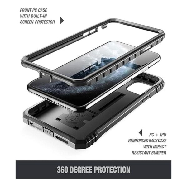 Funda resistente para iPhone 11 Pro con soporte de pie_3