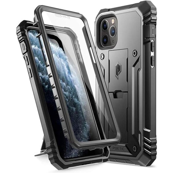 Funda resistente para iPhone 11 Pro con soporte de pie_1