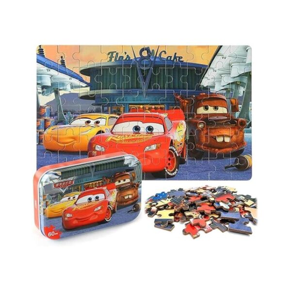 LELEMON Rompecabezas de coche de Disney en una caja de_1
