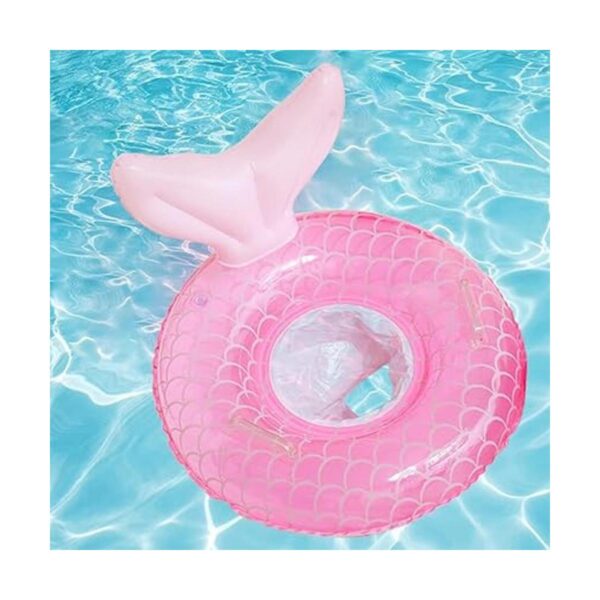 Flotador de natación para bebé inflable con asiento para_2